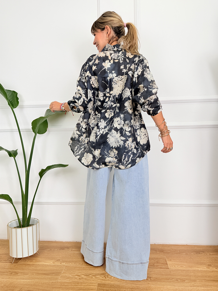 Sylas Shirt 4962600-79 Blue/Black 3