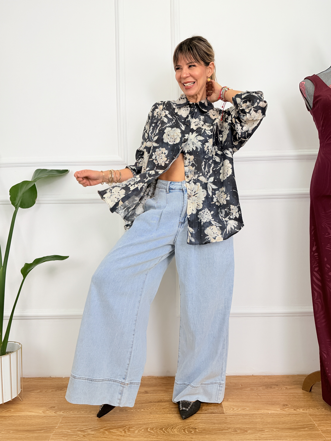 Sylas Shirt 4962600-79 Blue/Black 2