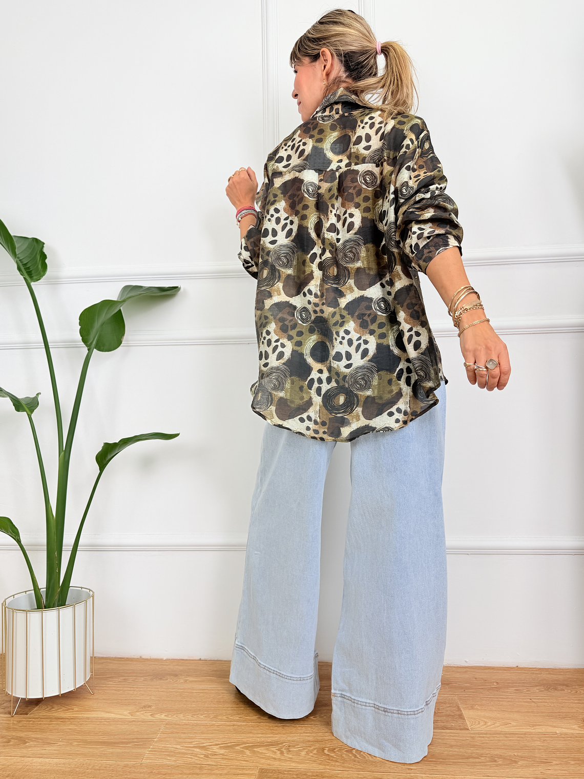 Sylas Shirt 4962600-101 Green/Brown 3