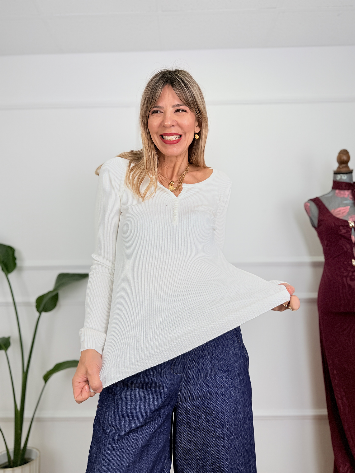 IRIS blouse ZS5003 White  1