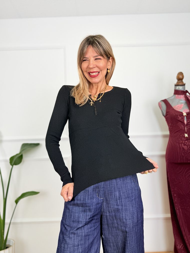 IRIS blouse ZS5003 Black  1