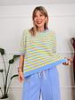 Floria 51282 Sweater Yellow/Blue - thumbnail 1