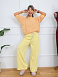 Floria 51282 Sweater  Yellow/Pink - thumbnail 3