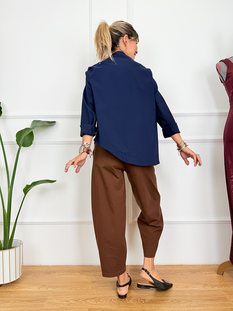 Greek Cozy Cardigan 4923 Blue 4