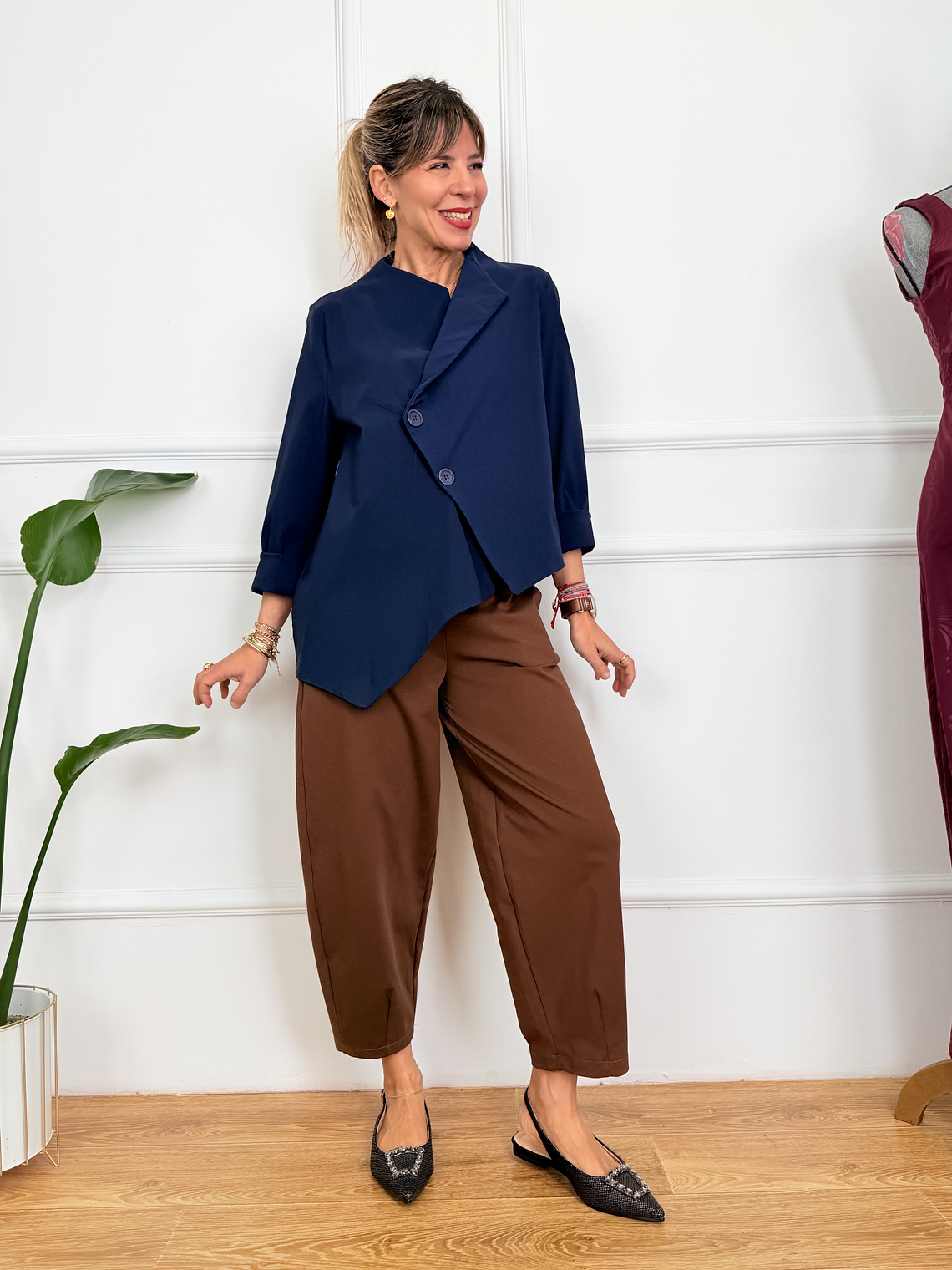 Greek Cozy Cardigan 4923 Blue 3