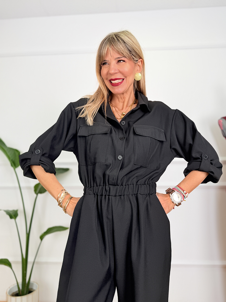 City Glow Jumpsuit #6292 Black 4