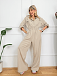 City Glow Jumpsuit #6292 Sand - thumbnail 1