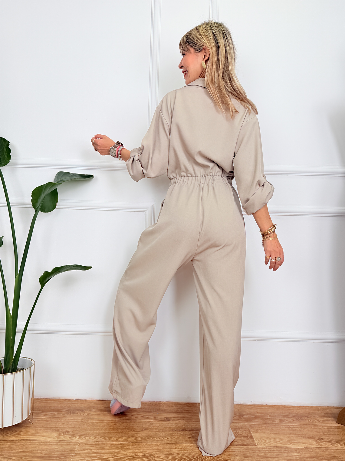 City Glow Jumpsuit #6292 Sand 3