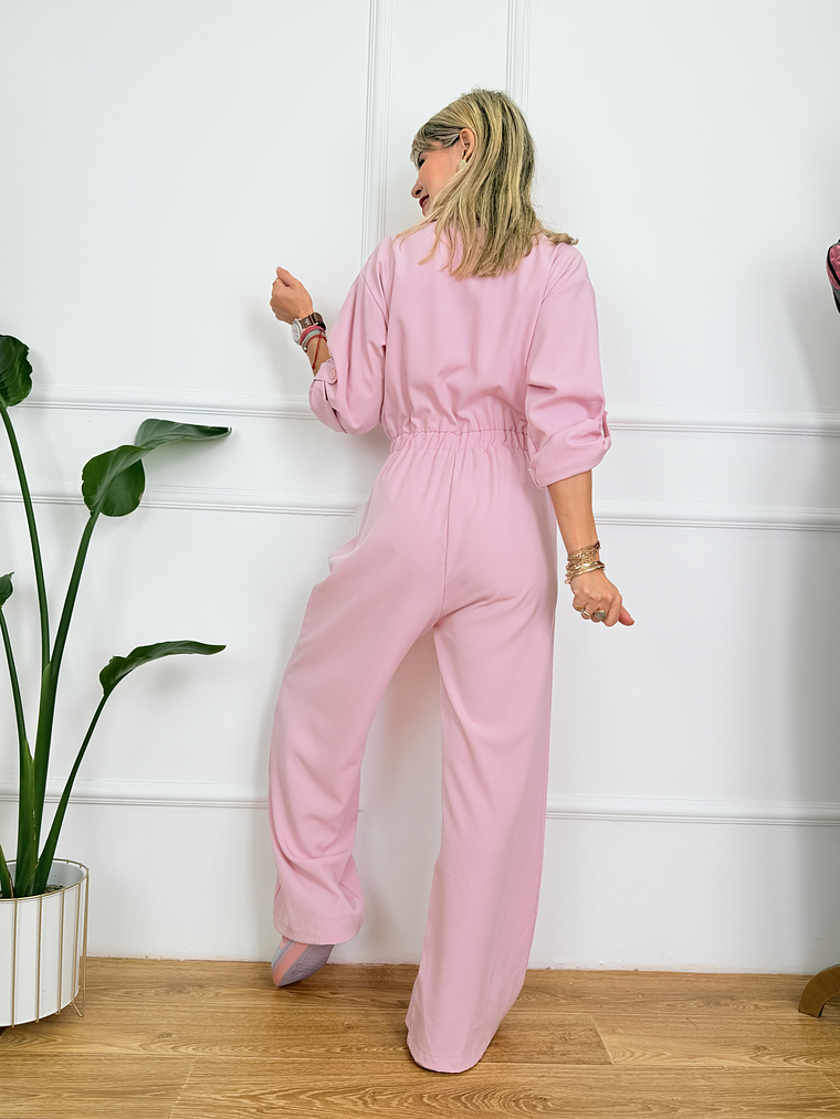 City Glow Jumpsuit #6292 Baby Pink 3