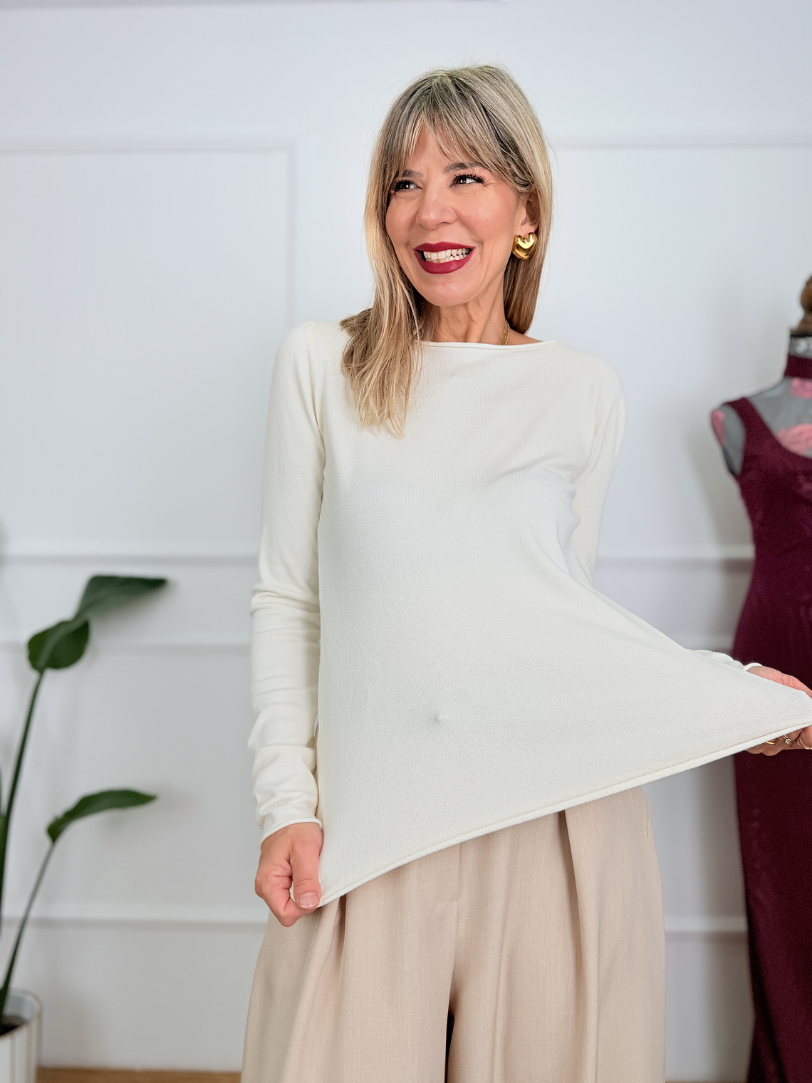 Bloom Lab Blouse ZS9047 Beige 1