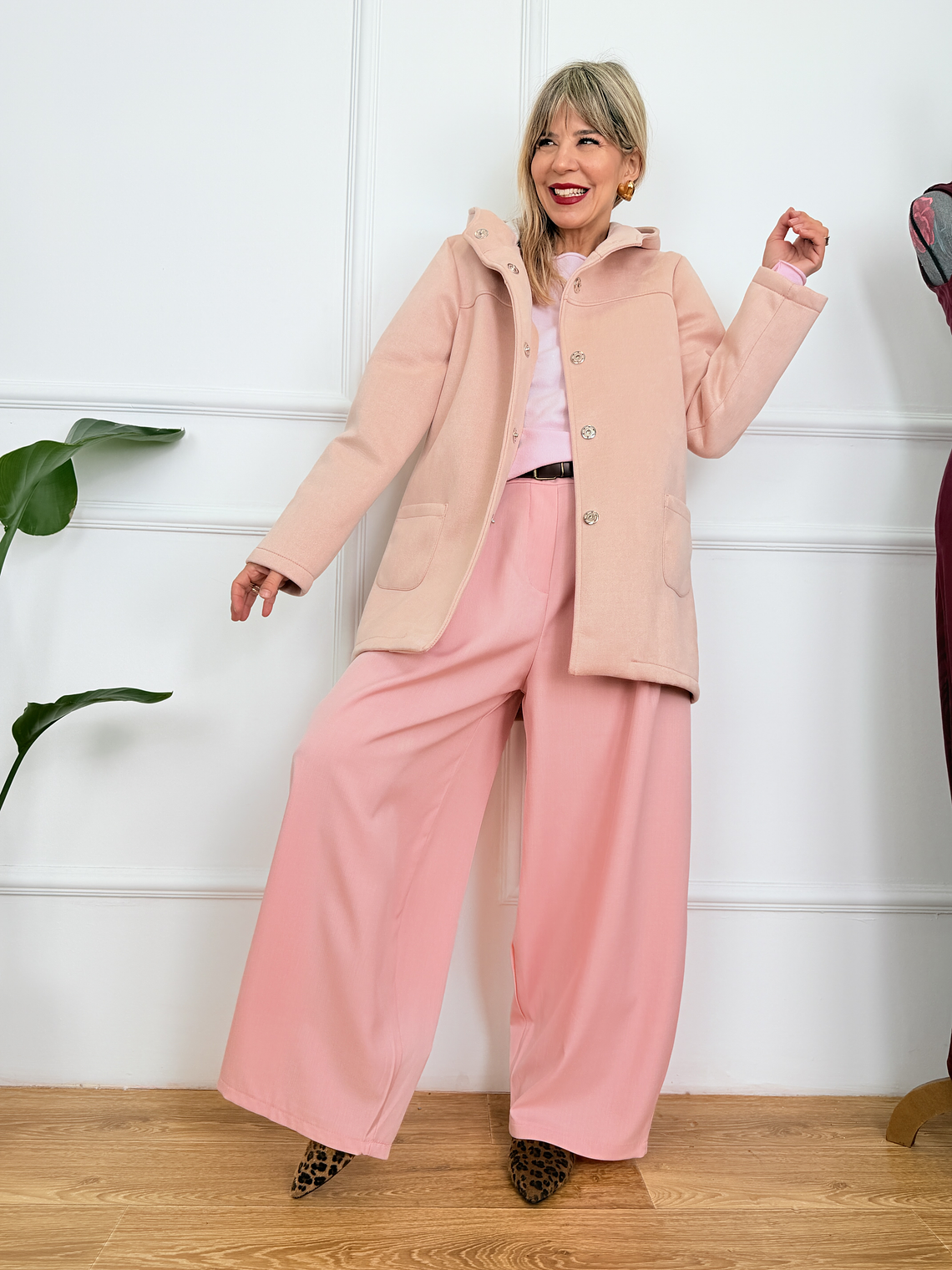 Velvet Jacket 5308 Pink  2