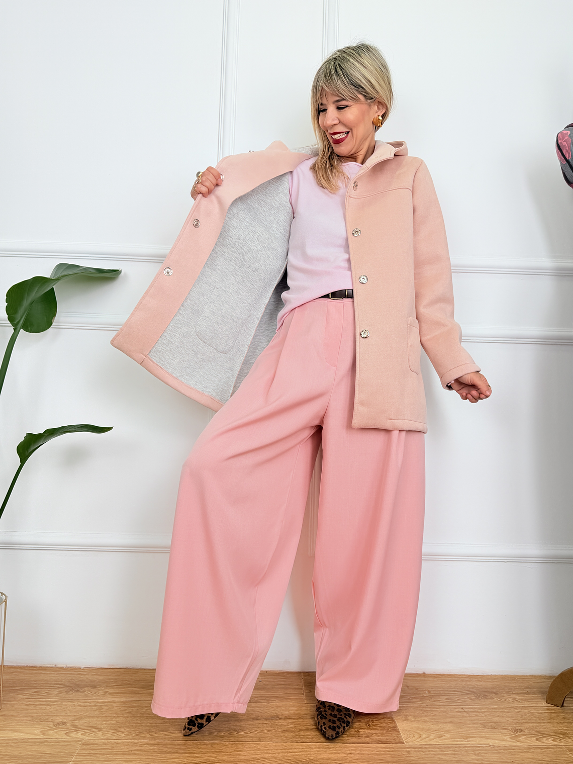 Velvet Jacket 5308 Pink  3