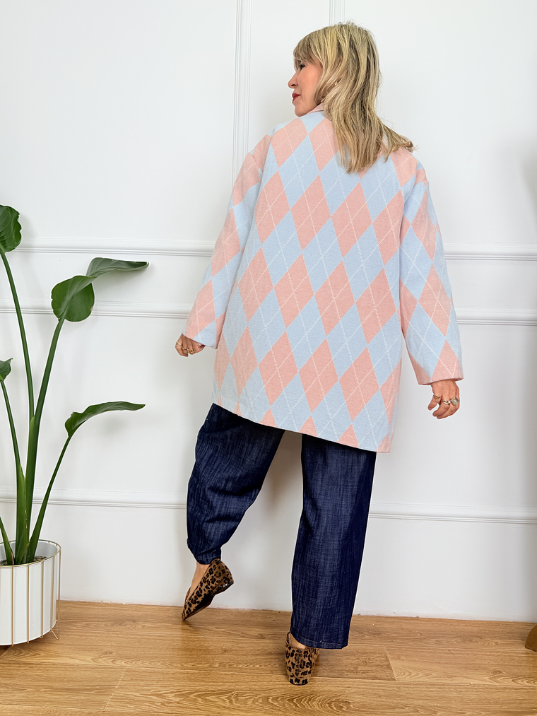 Luna Jacket 3029 Blue/Pink 4