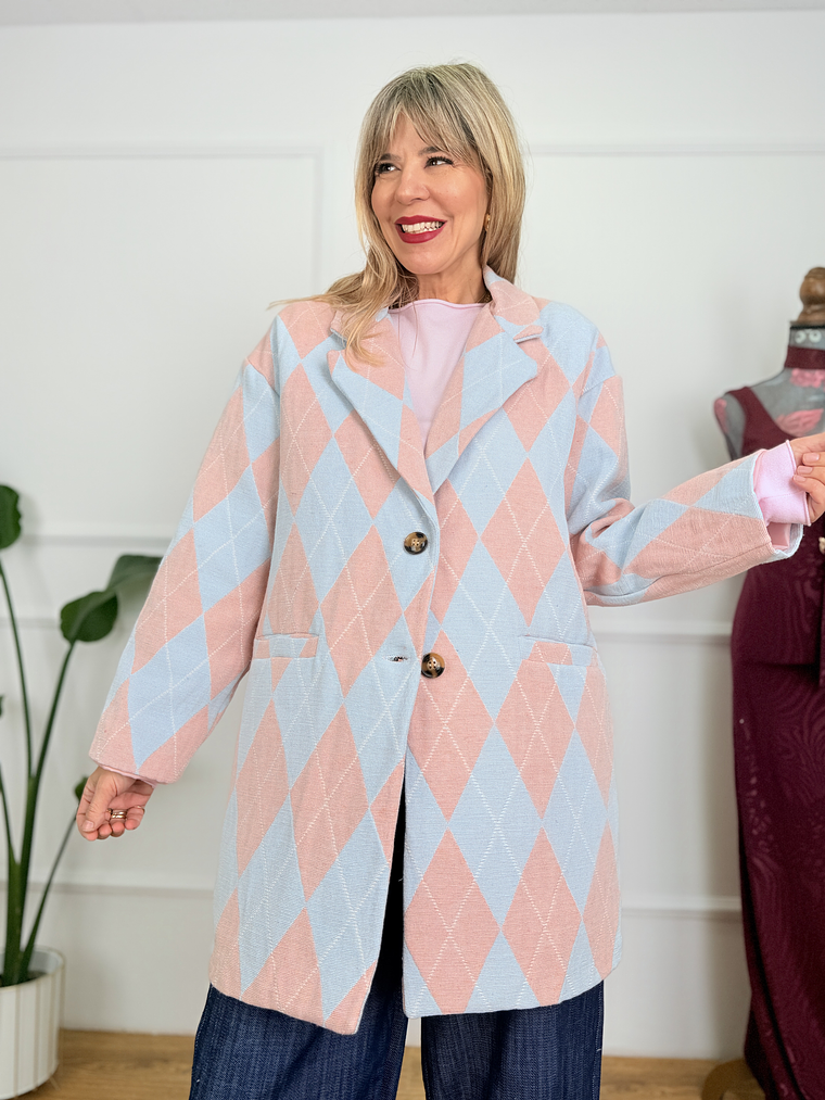 Luna Jacket 3029 Blue/Pink 1