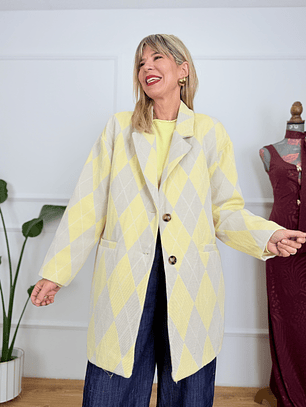 Luna Jacket 3029 Beige/Yellow