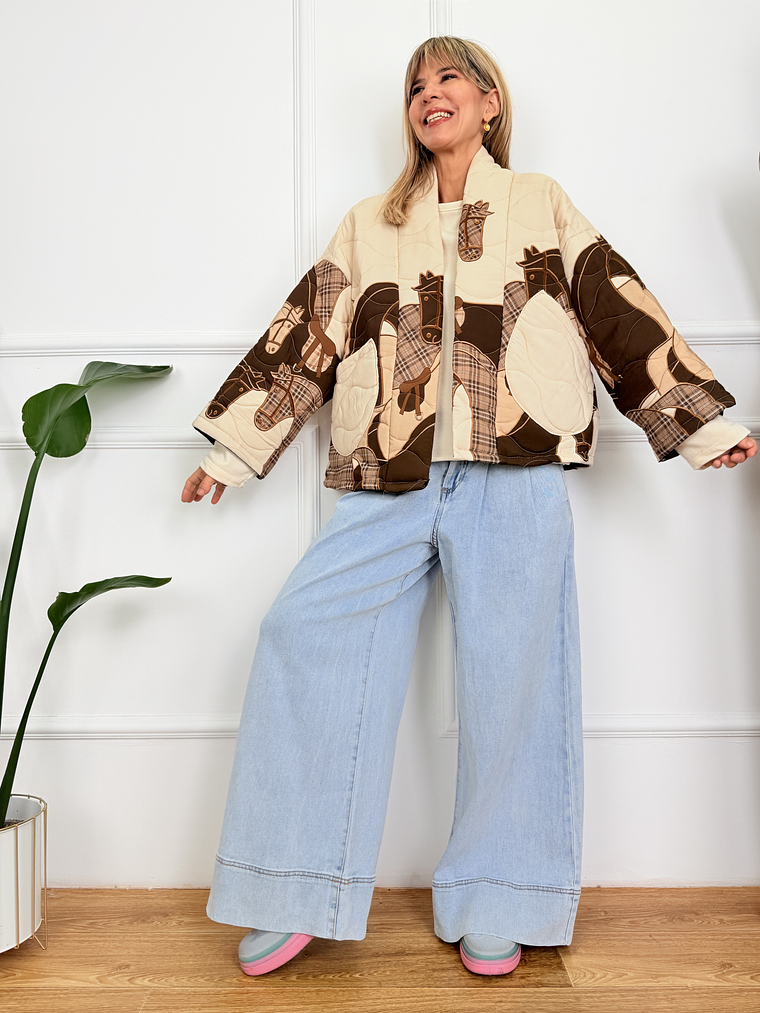 Street Elegance Jacket 2442 Ivory  3