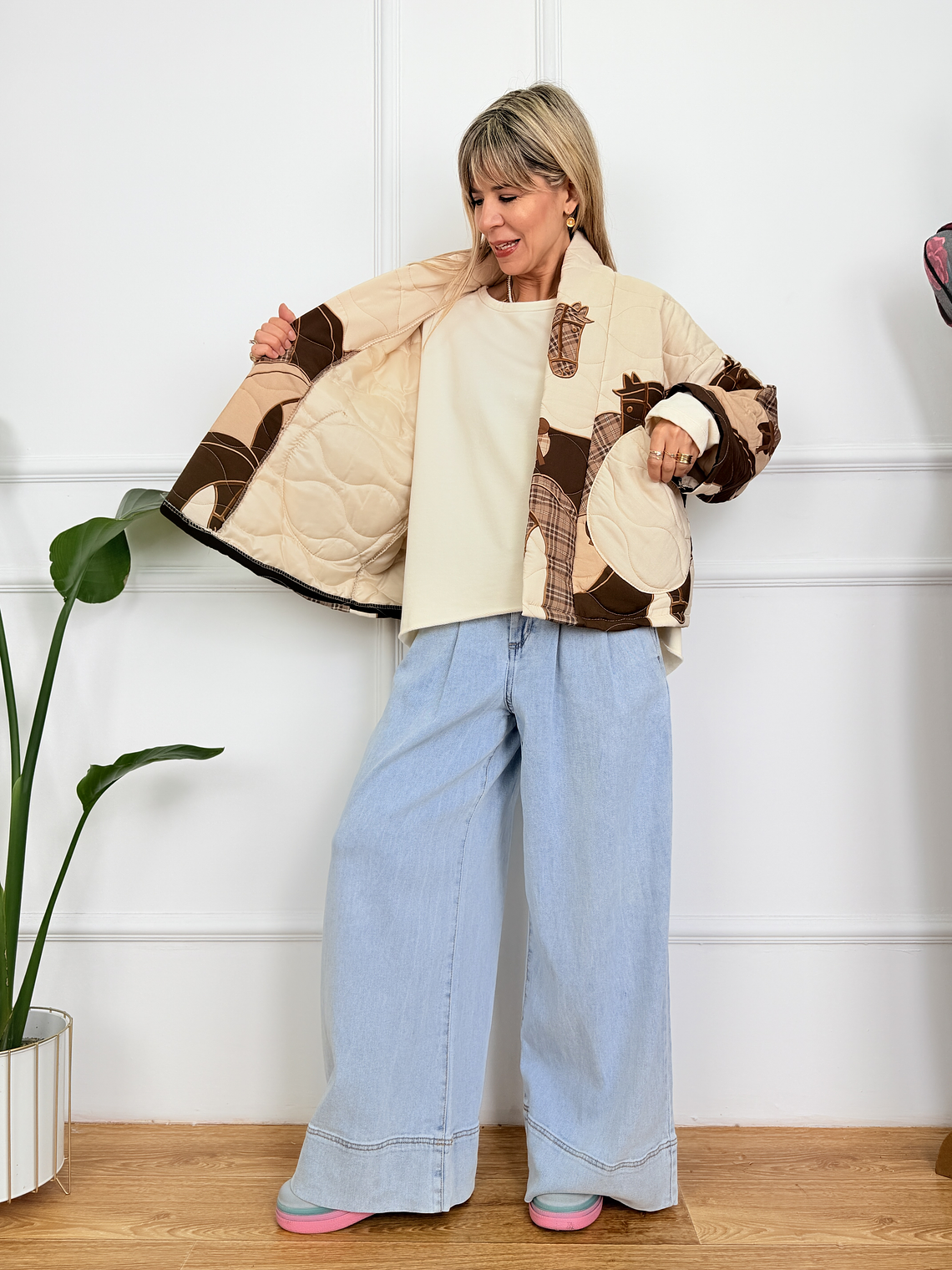 Street Elegance Jacket 2442 Ivory  4