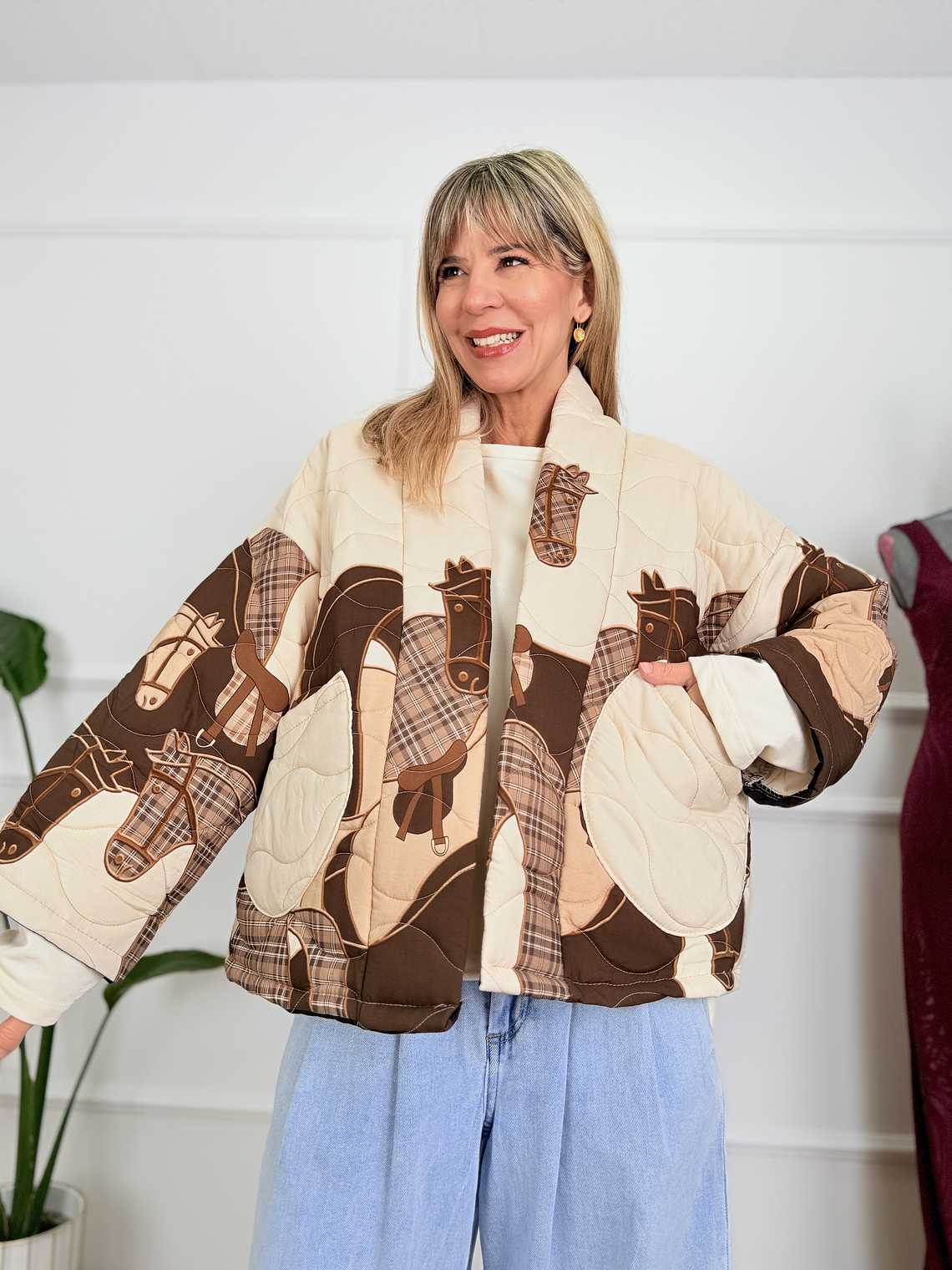 Street Elegance Jacket 2442 Ivory  1