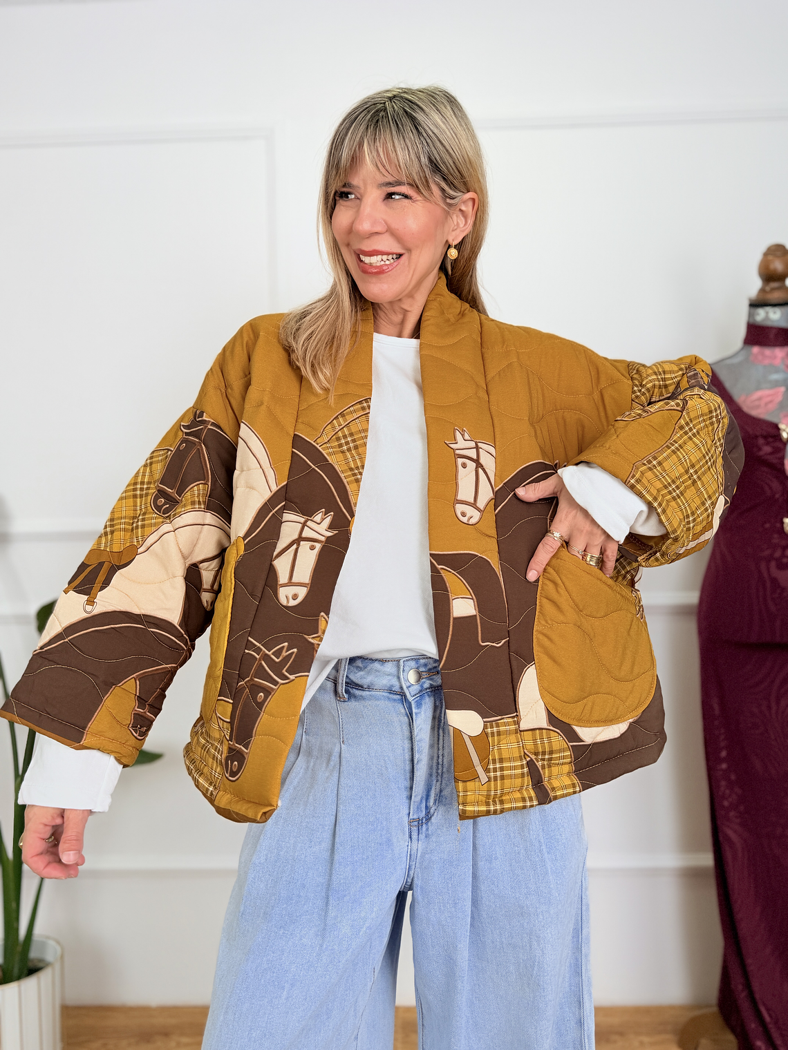 Street Elegance Jacket 2442 Mustard 1