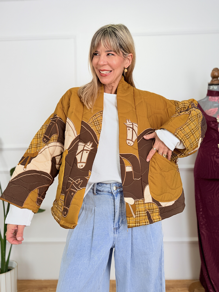 Street Elegance Jacket 2442 Mustard 1