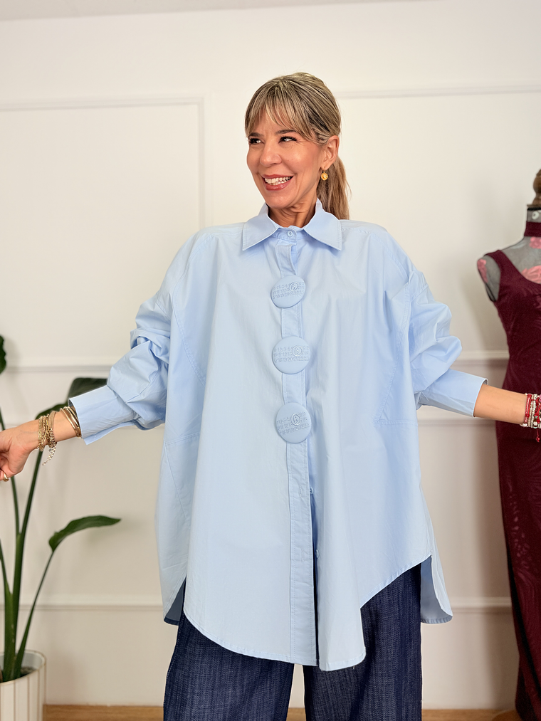 Easy Chic Shirt 13265 Blue  1