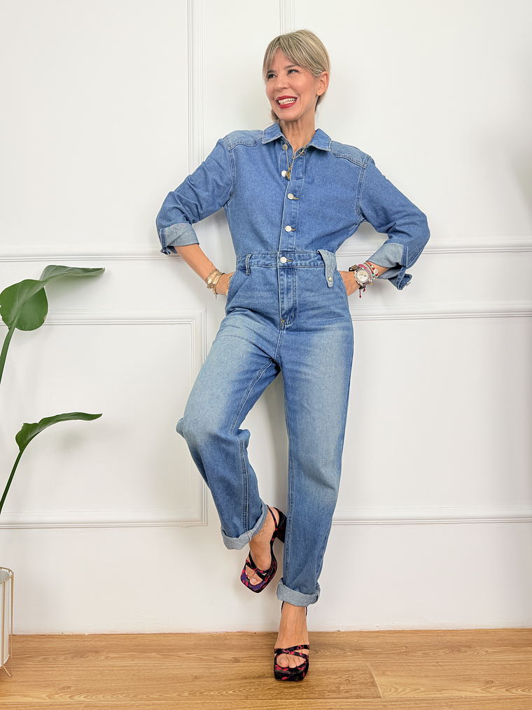 Genevieve jumpsuit jean MI24104 2