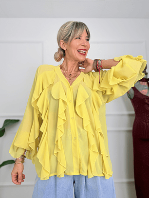 Rozela Shirt 6511 Yellow