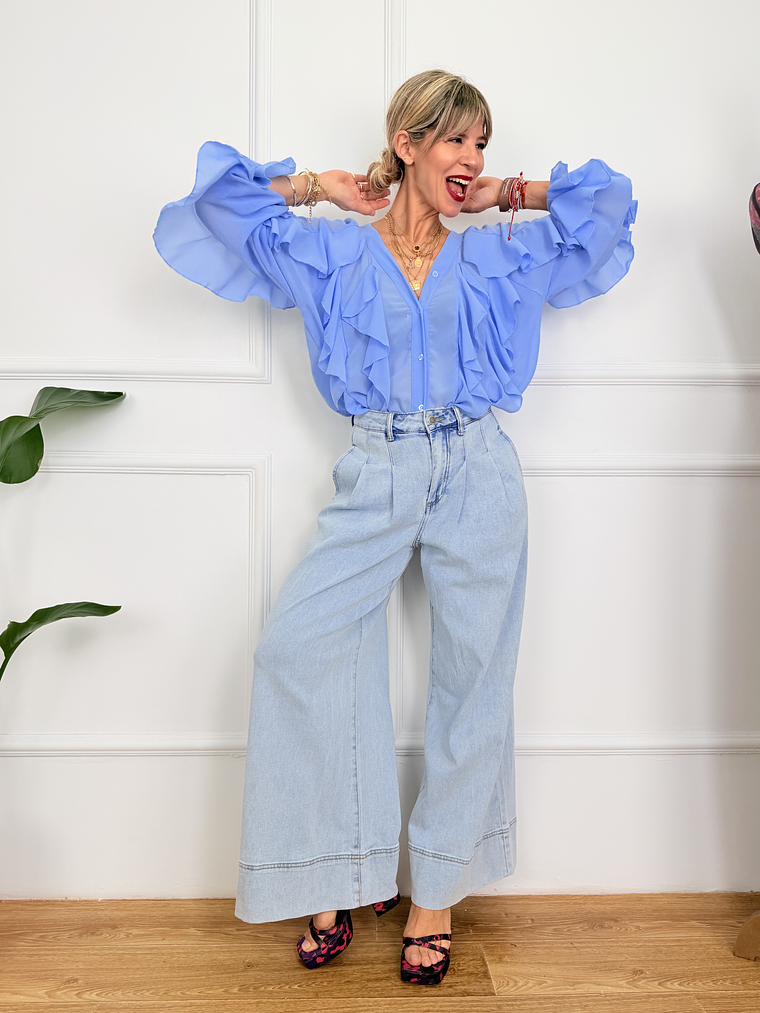 Rozela Shirt 6511 Blue  3