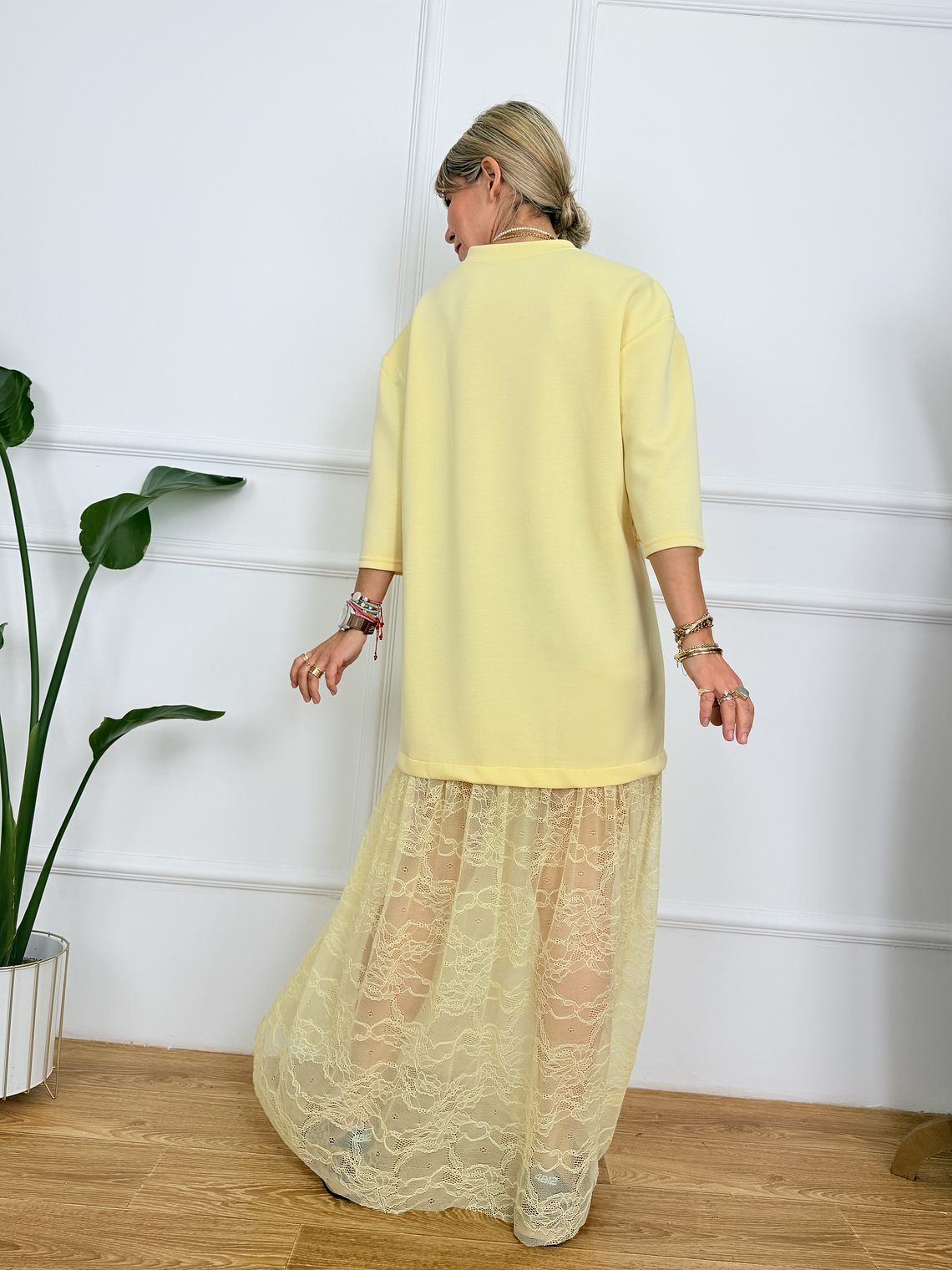 Lucian Dress 94803 Banana Cream 3