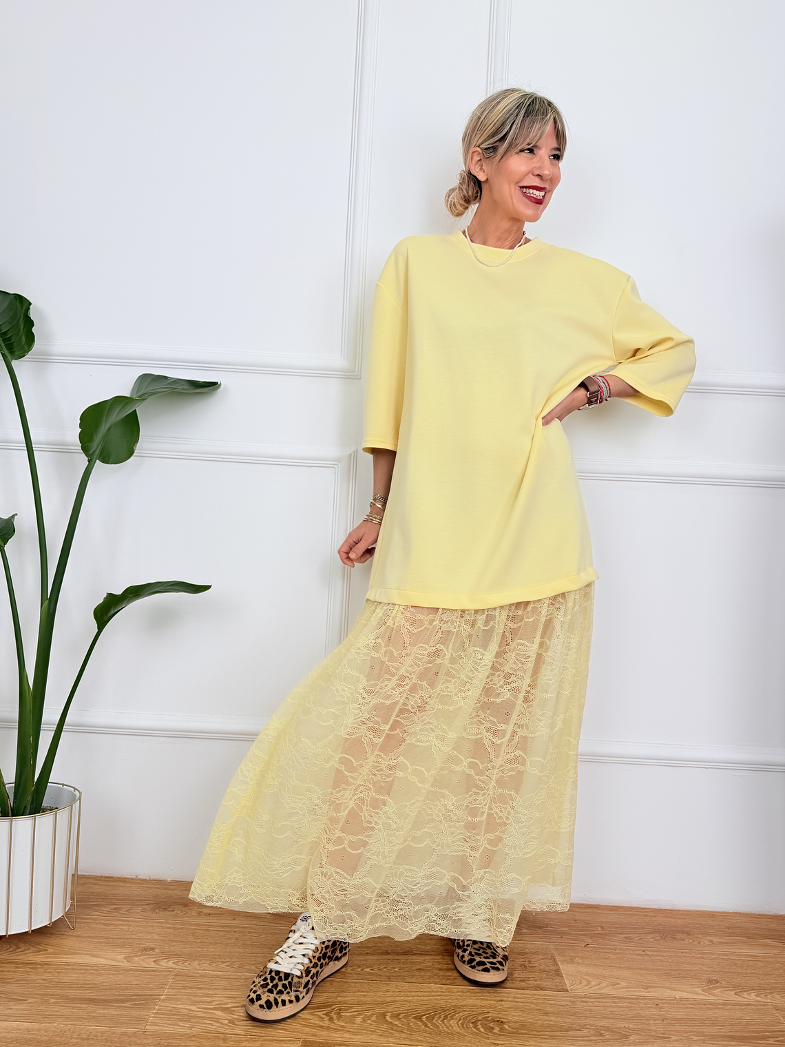 Lucian Dress 94803 Banana Cream 2