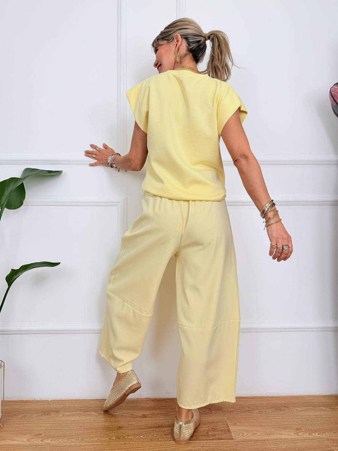 Opulent T-shirt P2121 Banana 4