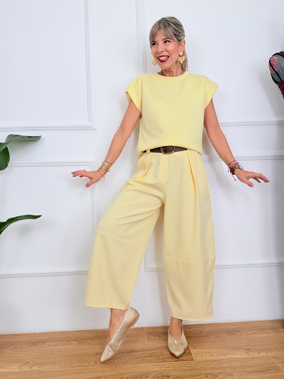 Opulent T-shirt P2121 Banana 3