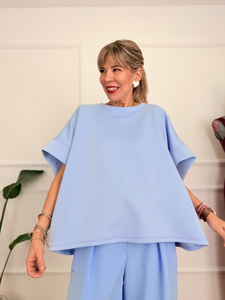 Cloud T-shirt 2537 Blue 1