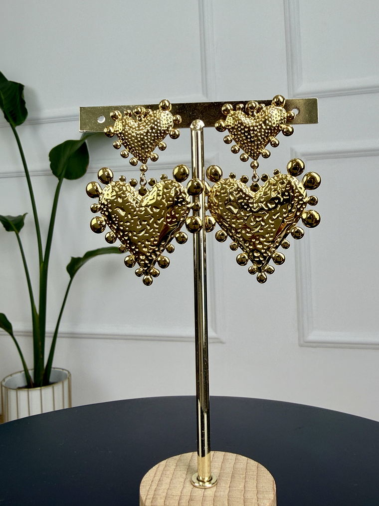 Mexican Hearts Earrings 1