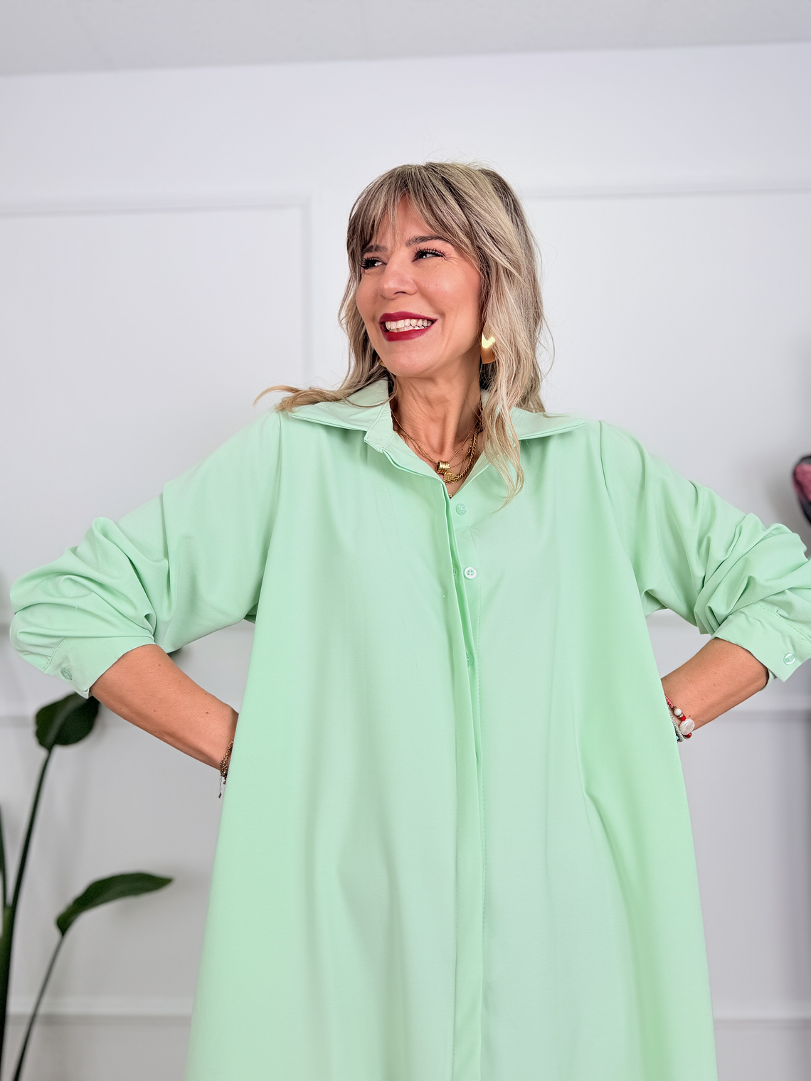 Maison Dress 2664 Pistachio 4