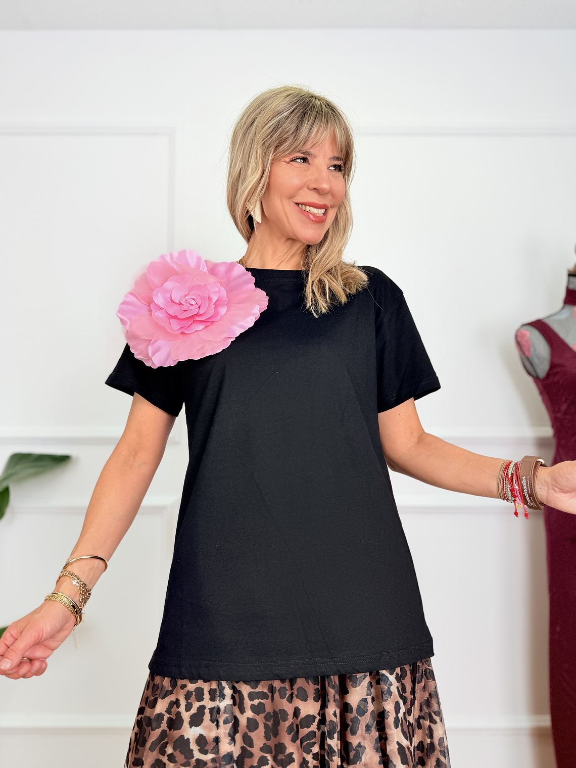 Peonia Blouse 4480 Black 1