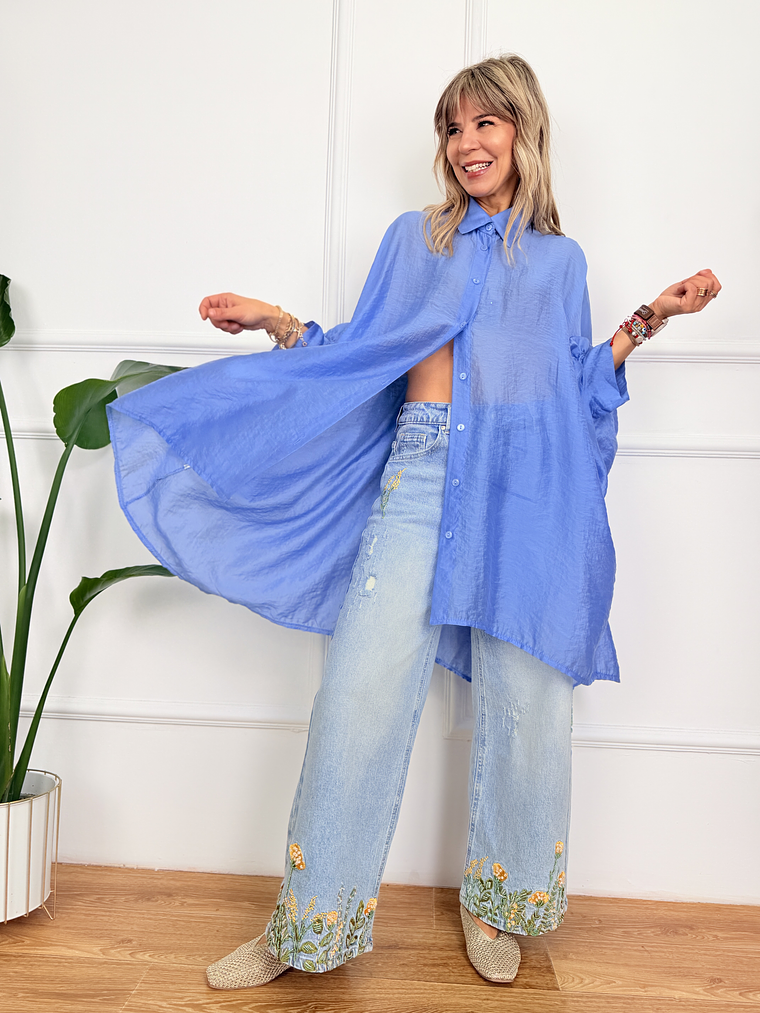 Prua Shirt 3382 Blue  2