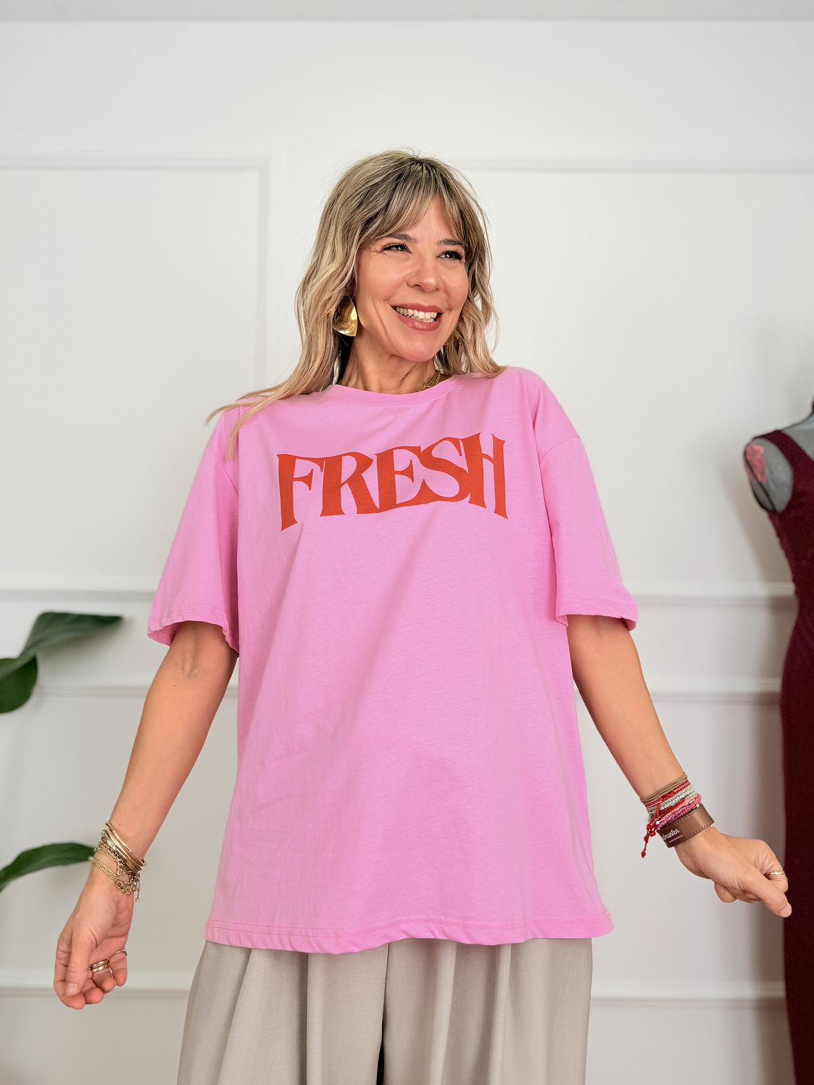 Calma T-shirt 3511 Pink  1