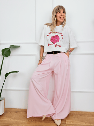 Liam Palazzo Pants 190115 Cherry Blossom Pink