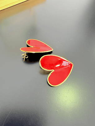 Herzen Earrings (RED)