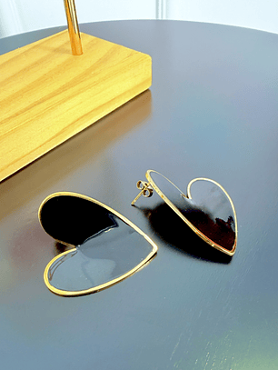 Herzen Earrings (BLACK) 