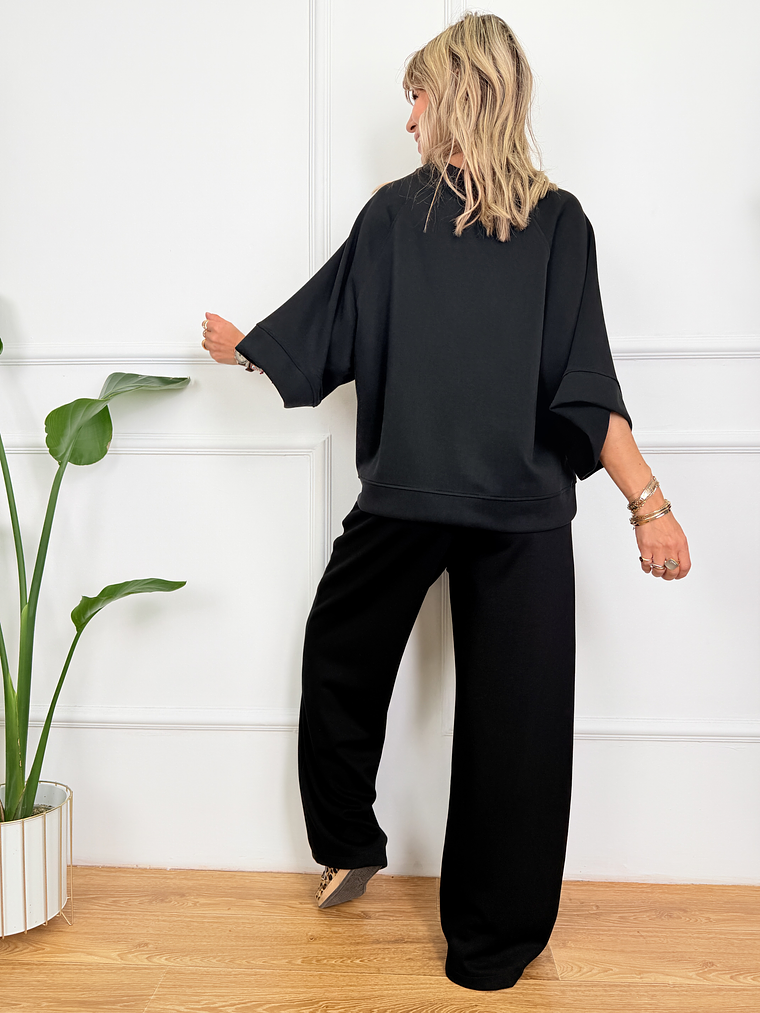 Velour Blouse 3512 Black 4