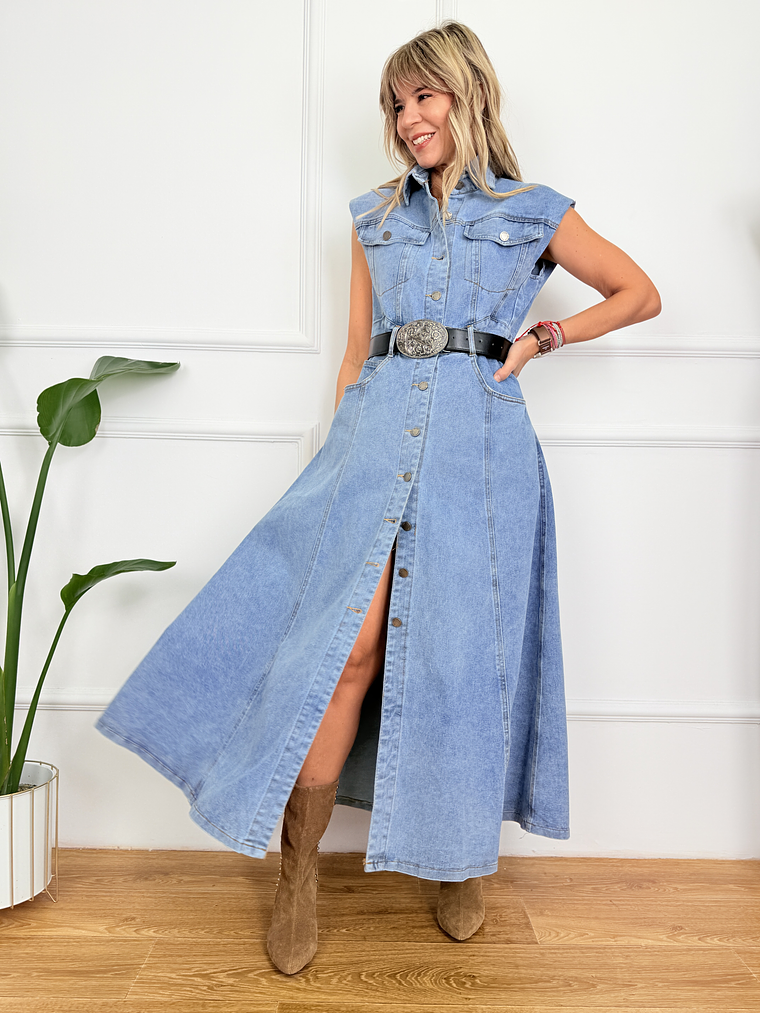 Cowgirl Moon Jean Dress 80139 1