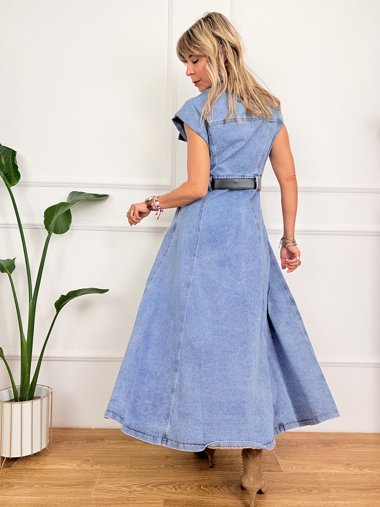 Cowgirl Moon Jean Dress 80139 4