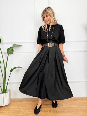 Simple Her Skirt Black 81299