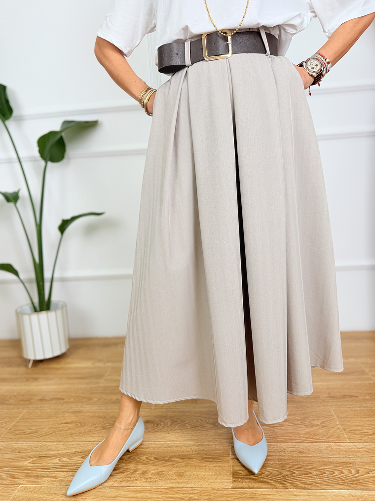 Simple Her Skirt Beige 81299  4