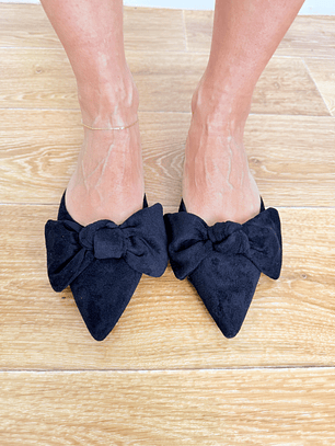 P-1501 Slipper Shoes Black