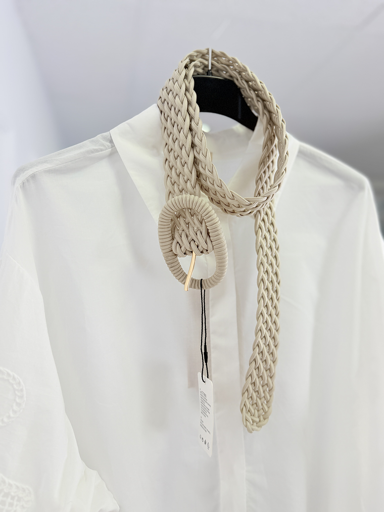 Stricken Beige Belt CT7893 1