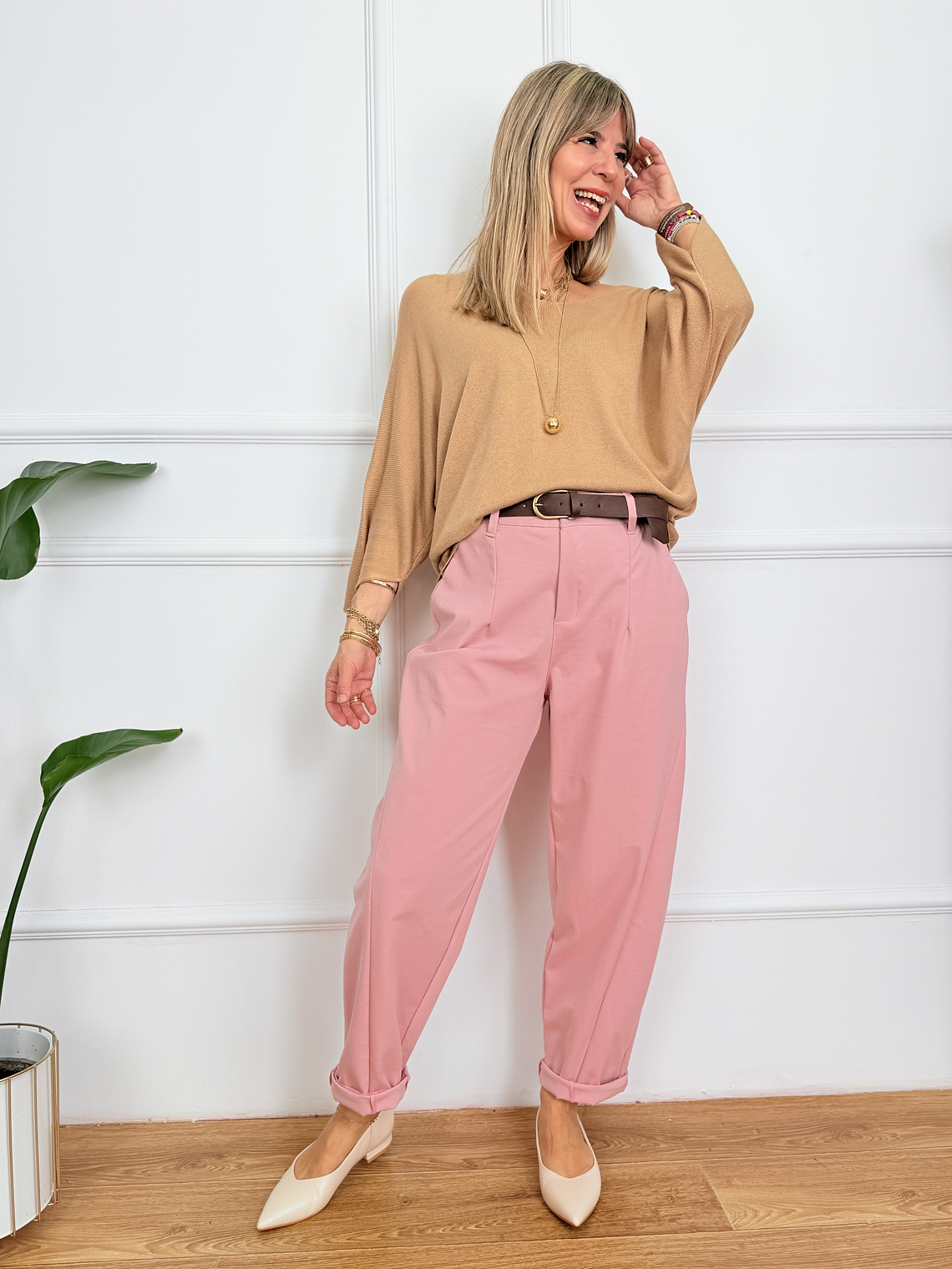 Paris Pantalon MP256-179 Pink 2