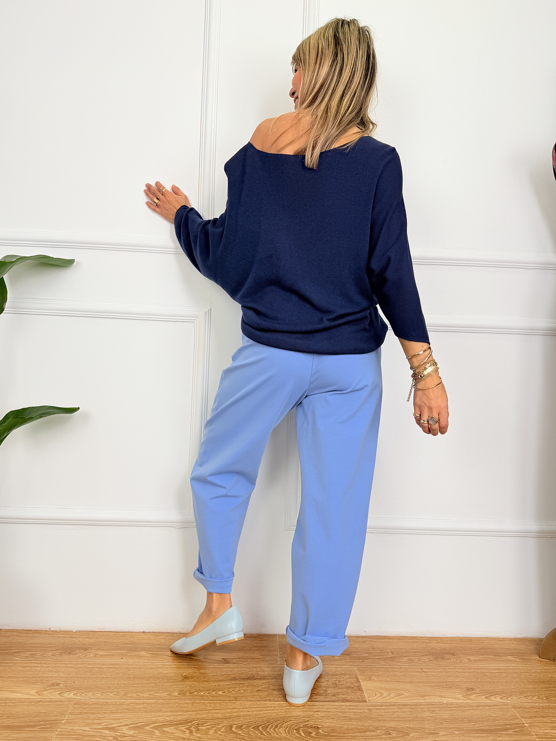 Egide Knit T-Shirt 101125 Marian Blue 4